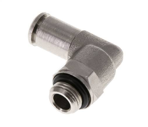 Codo de 90 grados 5mm x G1/8'' con rosca macho latón NBR giratorio [2 piezas]