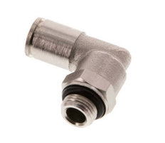Codo de 6mm x G1/8'' de 90 grados con rosca macho latón NBR giratorio [2 piezas]