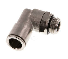 Codo de 90 grados 10mm x G1/4'' con rosca macho latón NBR giratorio [2 piezas]