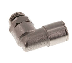 Codo de 90 grados 10mm x G1/4'' con rosca macho latón NBR giratorio [2 piezas]