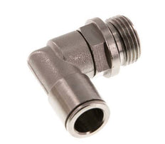 Codo de 90 grados 10mm x G3/8'' con rosca macho Latón NBR Giratorio