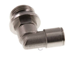 Codo de 90 grados 10mm x G1/2'' con rosca macho Latón NBR Giratorio