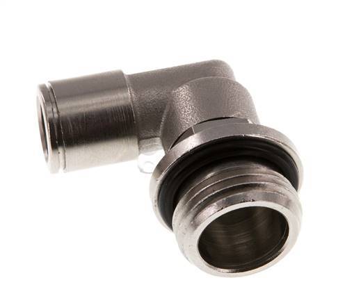 Codo de 90 grados 10mm x G1/2'' con rosca macho Latón NBR Giratorio