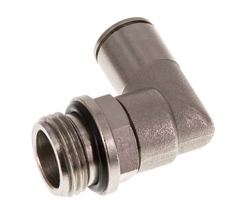 Codo de 90 grados 12mm x G1/2'' con rosca macho Latón NBR Giratorio