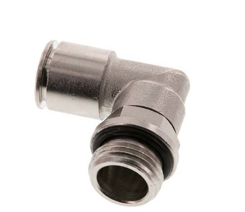 Codo de 90 grados 14mm x G1/2'' con rosca macho Latón NBR Giratorio