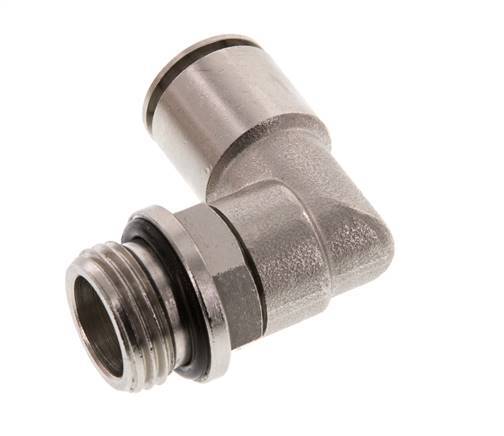 Codo de 90 grados 14mm x G1/2'' con rosca macho Latón NBR Giratorio