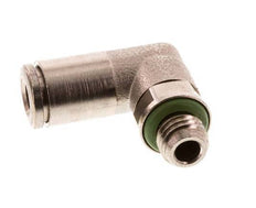 Racor de 4mm x M 7 90deg con rosca macho Latón FKM Giratorio