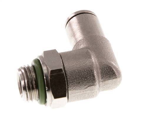 Codo de 4mm x G1/8'' de 90 grados con rosca macho de latón FKM giratorio [2 piezas]