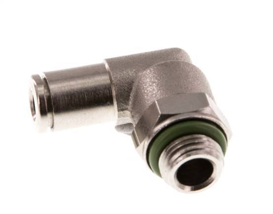 Codo de 4mm x G1/8'' de 90 grados con rosca macho de latón FKM giratorio [2 piezas]