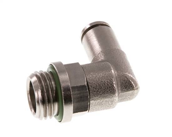 Racor de 4mm x G1/4'' 90deg con rosca macho de latón FKM giratorio [2 piezas]