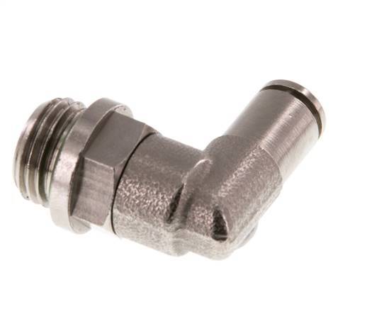 Racor de 4mm x G1/4'' 90deg con rosca macho de latón FKM giratorio [2 piezas]