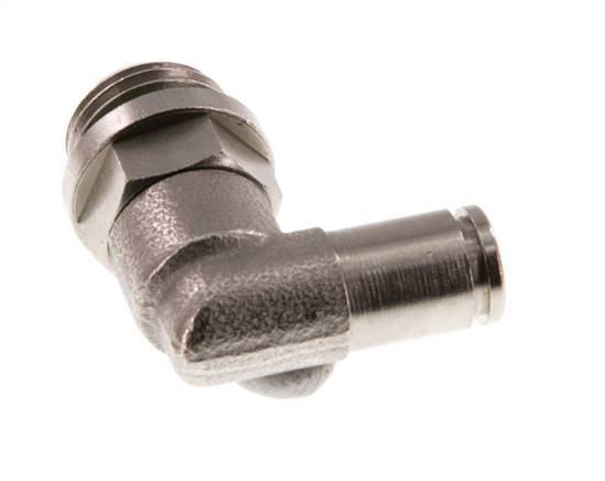 Racor de 4mm x G1/4'' 90deg con rosca macho de latón FKM giratorio [2 piezas]