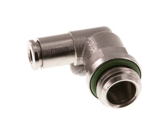 Racor de 4mm x G1/4'' 90deg con rosca macho de latón FKM giratorio [2 piezas]