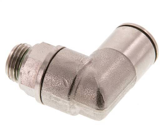 Racor de 12mm x G1/4'' 90deg con rosca macho Latón FKM Giratorio