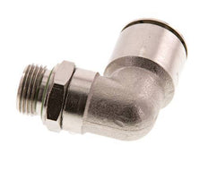 Racor de 16mm x G3/8'' 90deg con rosca macho Latón FKM Giratorio