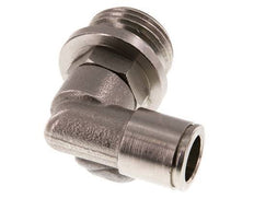 Codo de 90 grados 10mm x G1/2'' con rosca macho Latón FKM Giratorio