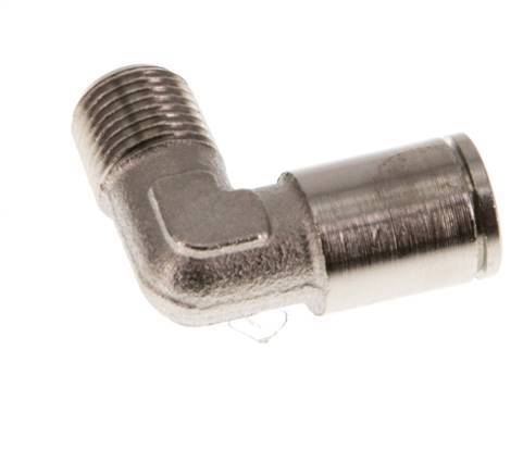 Codo de 6mm x R1/8'' de 90 grados con rosca macho de latón NBR [2 piezas]