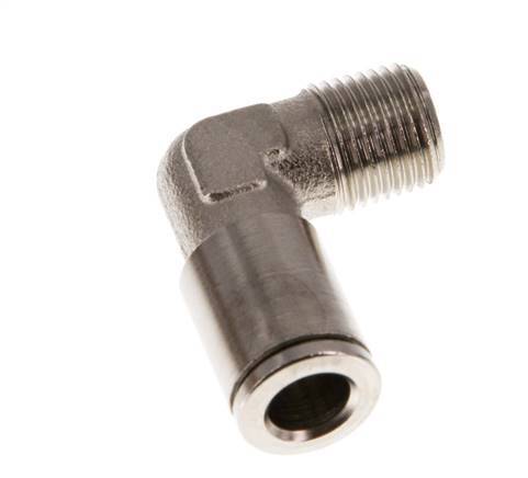 Codo de 6mm x R1/8'' de 90 grados con rosca macho de latón NBR [2 piezas]