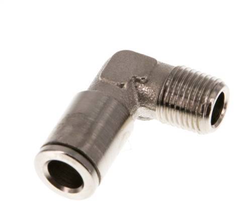 Codo de 6mm x R1/8'' de 90 grados con rosca macho de latón NBR [2 piezas]