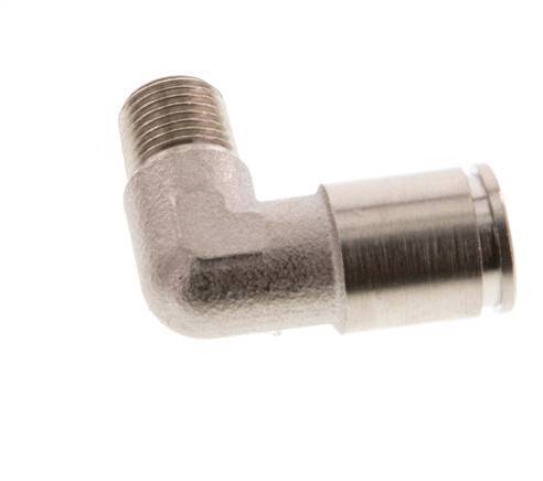 Codo de 90 grados de 8mm x R1/8'' con rosca macho de latón NBR [2 piezas]