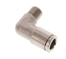 Codo de 90 grados de 8mm x R1/8'' con rosca macho de latón NBR [2 piezas]
