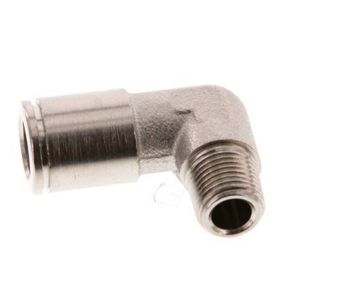 Codo de 90 grados de 8mm x R1/8'' con rosca macho de latón NBR [2 piezas]