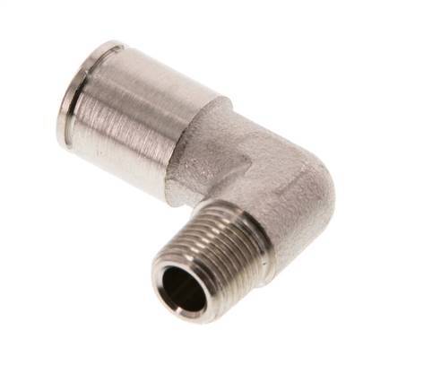 Codo de 90 grados de 8mm x R1/8'' con rosca macho de latón NBR [2 piezas]