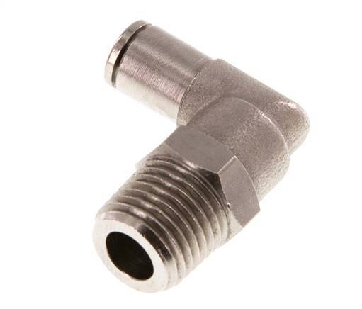 Codo de 90 grados de 4mm x R1/4'' con rosca macho de latón NBR giratorio [2 piezas]
