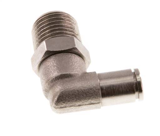 Codo de 90 grados de 4mm x R1/4'' con rosca macho de latón NBR giratorio [2 piezas]