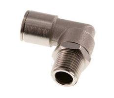 Codo de 90 grados 10mm x R1/4'' con rosca macho latón NBR giratorio [2 piezas]