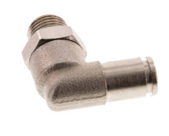 Codo de 4mm x R1/8'' de 90 grados con rosca macho de latón FKM giratorio [2 piezas]