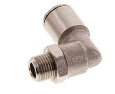 Codo de 90 grados de 8mm x R1/8'' con rosca macho de latón FKM giratorio [2 piezas]