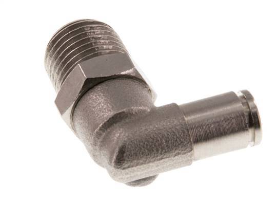 Codo de 90 grados de 4mm x R1/4'' con rosca macho de latón FKM giratorio [2 piezas]
