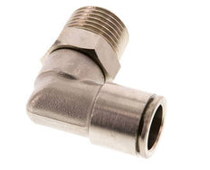 Codo de 90 grados 14mm x R1/2'' con rosca macho Latón FKM Giratorio