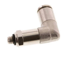 Racor de 4mm x M 5 90deg con rosca macho Latón NBR Manguito largo Giratorio