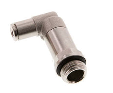 Racor de 4mm x G1/4'' 90deg con rosca macho Latón NBR Manguito largo giratorio