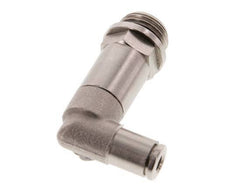 Racor de 4mm x G1/4'' 90deg con rosca macho Latón NBR Manguito largo giratorio