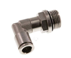 Codo de 90 grados 8mm x G3/8'' con rosca macho Latón NBR Manguito largo giratorio