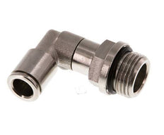 Codo de 90 grados 8mm x G3/8'' con rosca macho Latón NBR Manguito largo giratorio