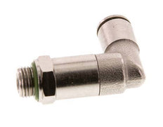 Racor de 6mm x G1/8'' de 90 grados con rosca macho de latón con manguito largo de FKM