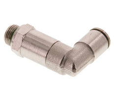 Racor de 6mm x G1/8'' de 90 grados con rosca macho de latón con manguito largo de FKM