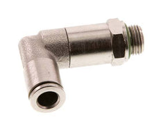 Racor de 6mm x G1/8'' de 90 grados con rosca macho de latón con manguito largo de FKM