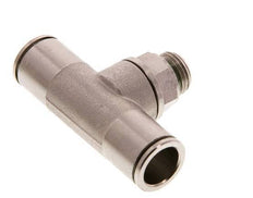 12mm x G1/4'' Inline Tee Push-in Fitting with Male Threads Brass FKM Rotatable