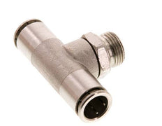 12mm x G3/8'' Inline Tee Push-in Fitting with Male Threads Brass FKM Rotatable