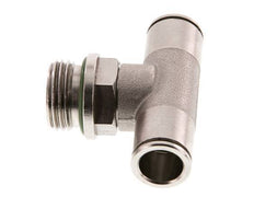 12mm x G1/2'' Inline Tee Push-in Fitting with Male Threads Brass FKM Rotatable