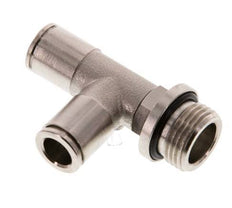 8mm x G3/8'' Right Angle Tee Push-in Fitting with Male Threads Brass NBR Rotatable