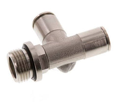 8mm x G3/8'' Right Angle Tee Push-in Fitting with Male Threads Brass NBR Rotatable