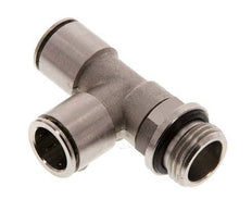 14mm x G1/2'' Right Angle Tee Push-in Fitting with Male Threads Brass NBR Rotatable