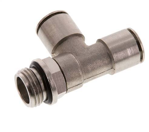 14mm x G1/2'' Right Angle Tee Push-in Fitting with Male Threads Brass NBR Rotatable