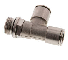 14mm x G1/2'' Right Angle Tee Push-in Fitting with Male Threads Brass NBR Rotatable